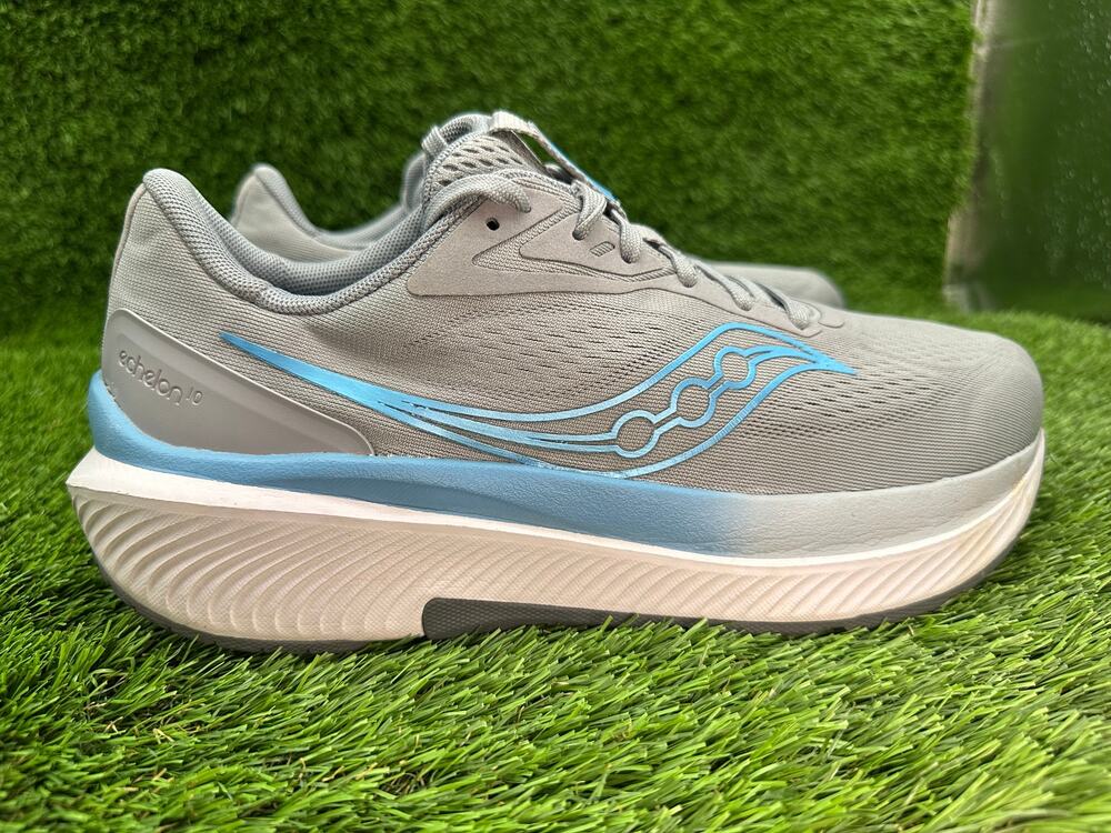 Saucony Echelon 10 S11044-104 Athletic Sneaker Women's 10 Gray Mesh Running Gym